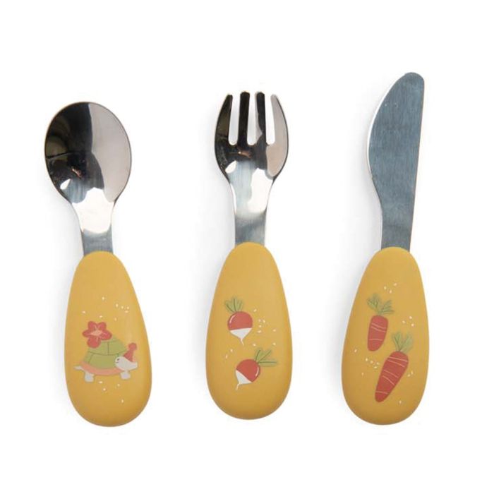 Set Posate Senape Tre Coniglietti main product photo