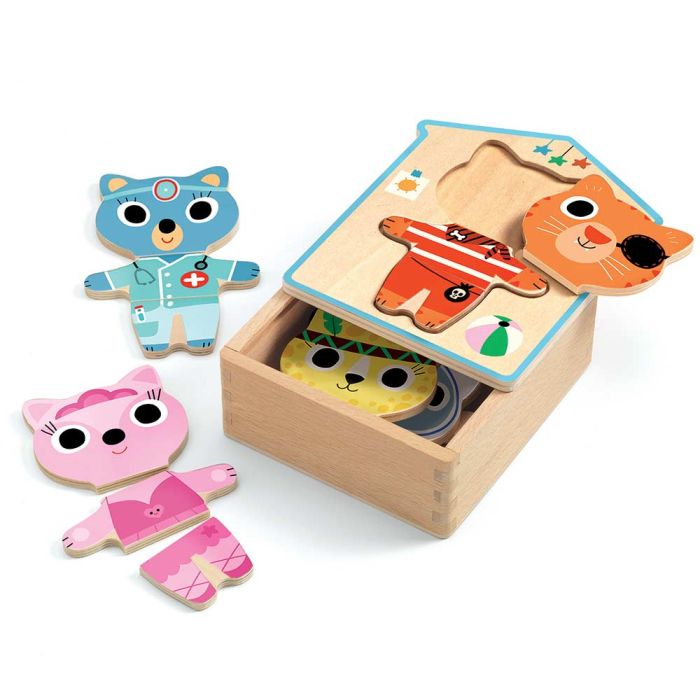 Puzzle Animali Dressup Mix main product photo