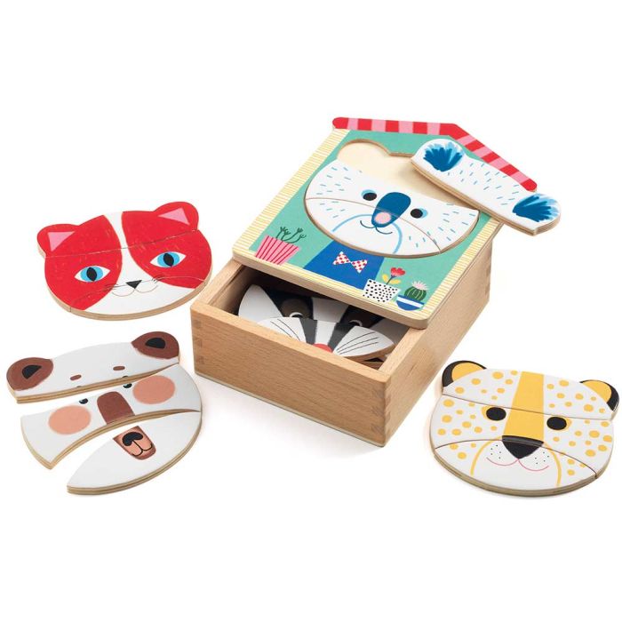 Puzzle Animali Face Mix main product photo