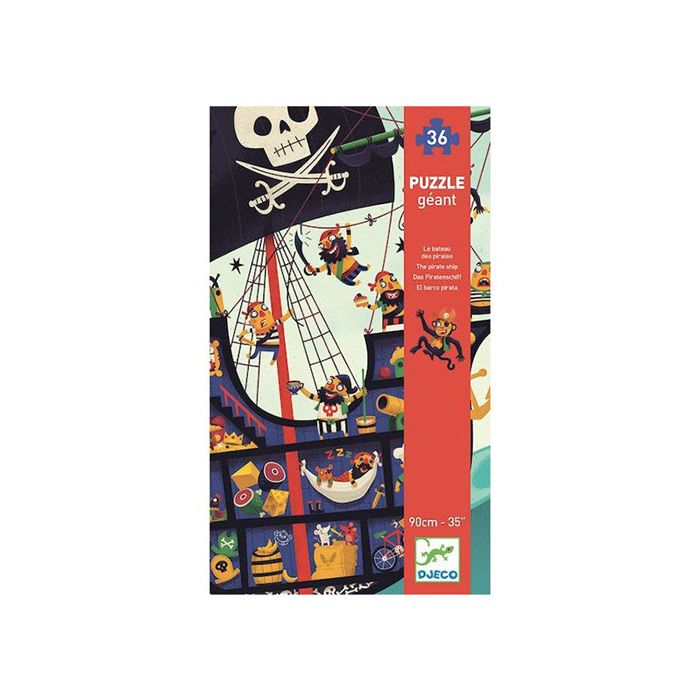 Djeco Puzzle Gigante Nave Pirata main product photo