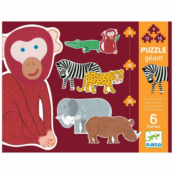 Puzzle Gigante Henri e i Suoi Amici main product photo