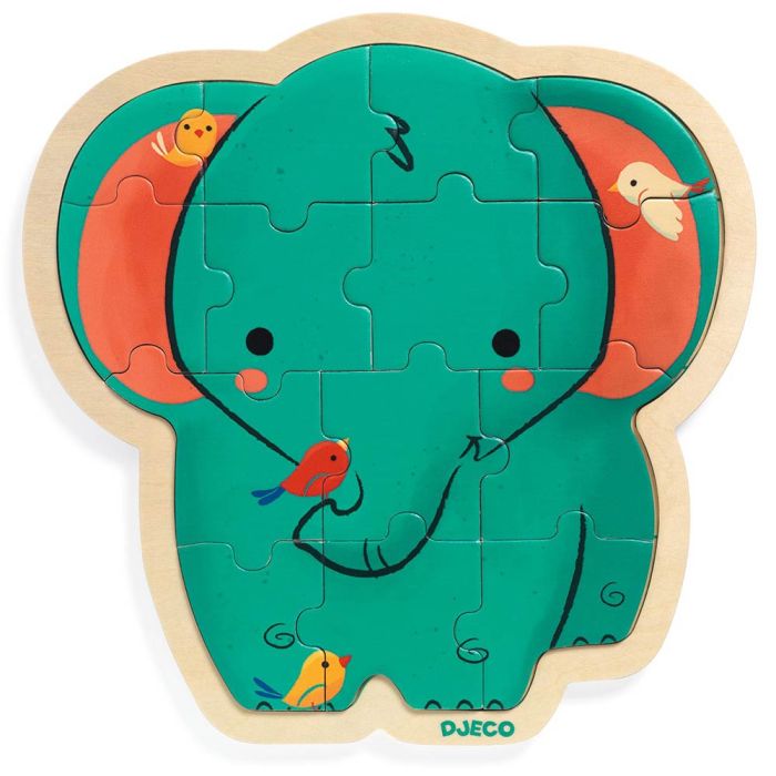 Puzzle in Legno Elefante main product photo
