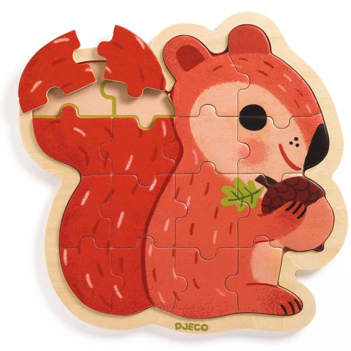 Puzzle in Legno Scoiattolo main product photo