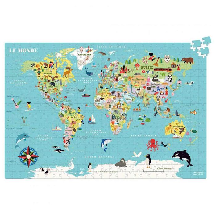 Puzzle Planisfero Vilac main product photo