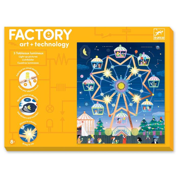 Set Quadri con Luci Led Luna Park main product photo