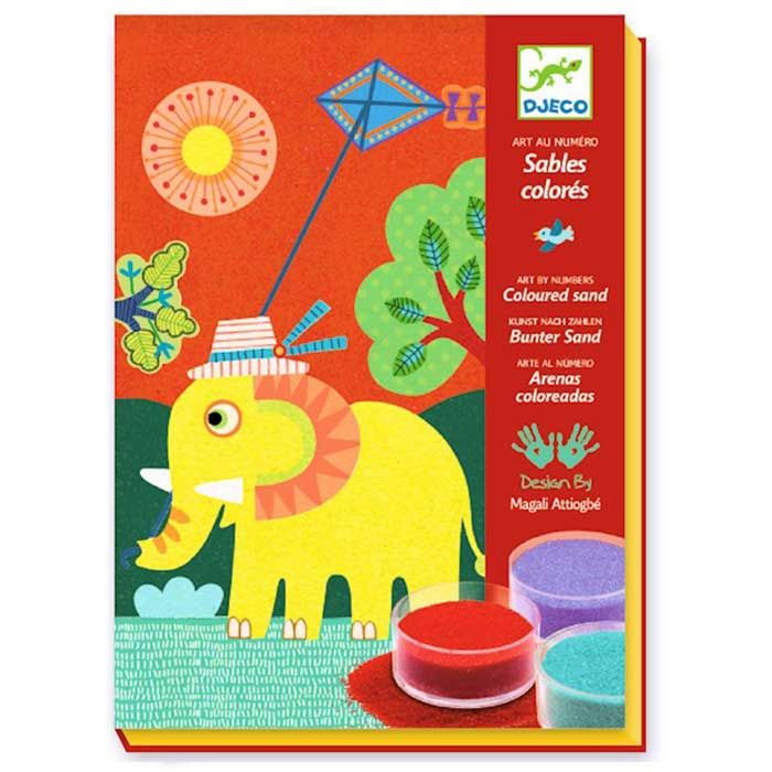 Sabbie Colorate Animali Djeco main product photo