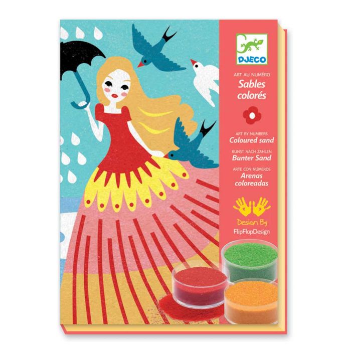 Sabbie Colorate Djeco Ragazze a Passeggio main product photo