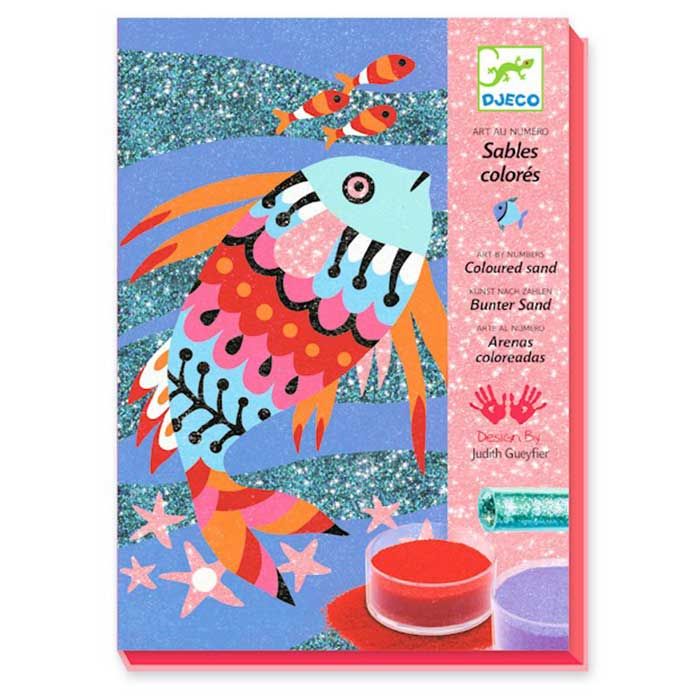 Sabbie Colorate Djeco Pesciolino Arcobaleno main product photo