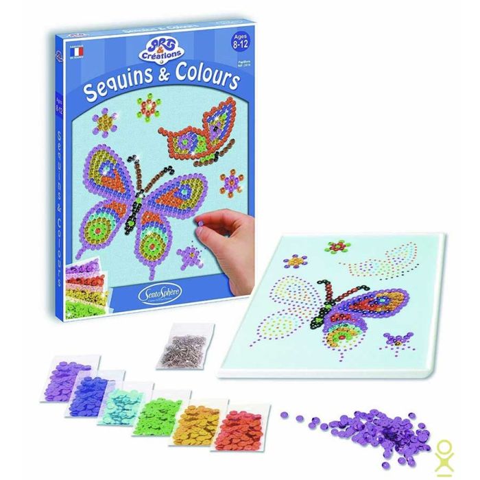 Sentosphere Quadri di Paillettes Farfalle main product photo