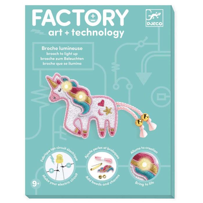 Set Accessori con Luci Led Spilla Unicorno main product photo