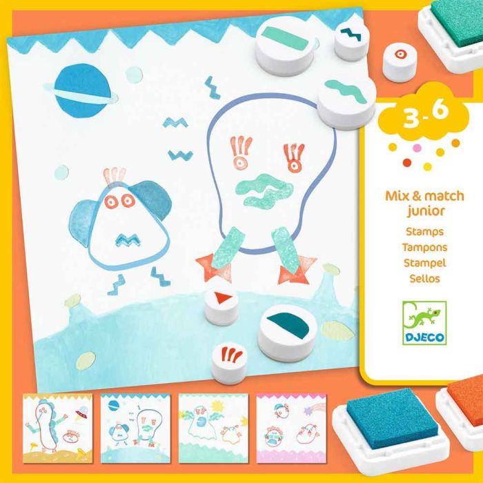 Set di Timbri Mostri main product photo