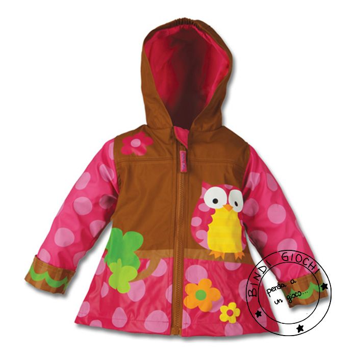 Stephen Joseph Impermeabile per Bambine Gufo main product photo