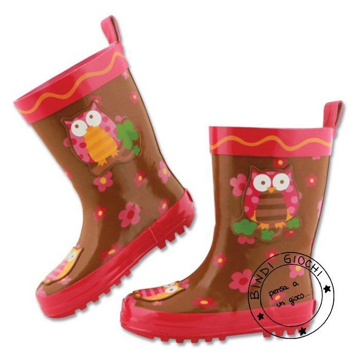 Stivali di Gomma per Bambini Stephen Joseph Gufo main product photo