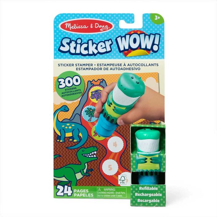 Sticker WOW Dinosauri main product photo