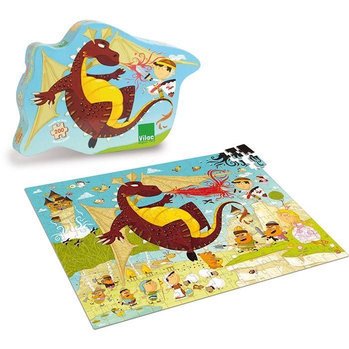 Puzzle Vilac Draghi e Cavalieri main product photo
