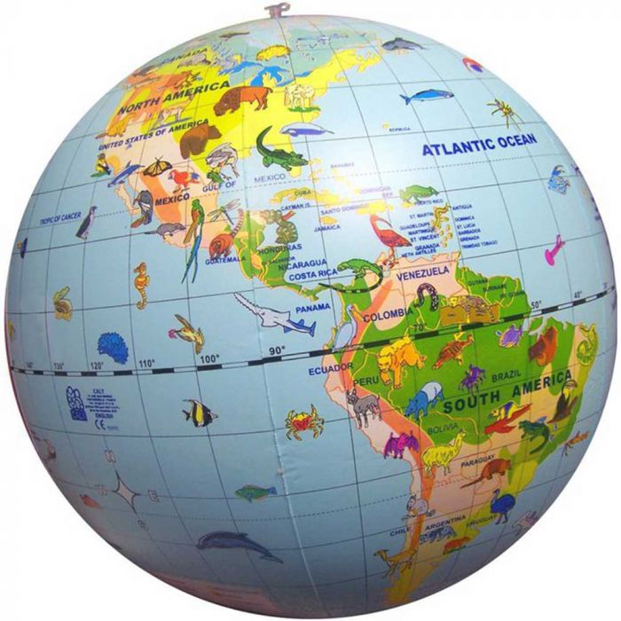 Mappamondo Gonfiabile Maxi Globe - un bel regalo per bambini