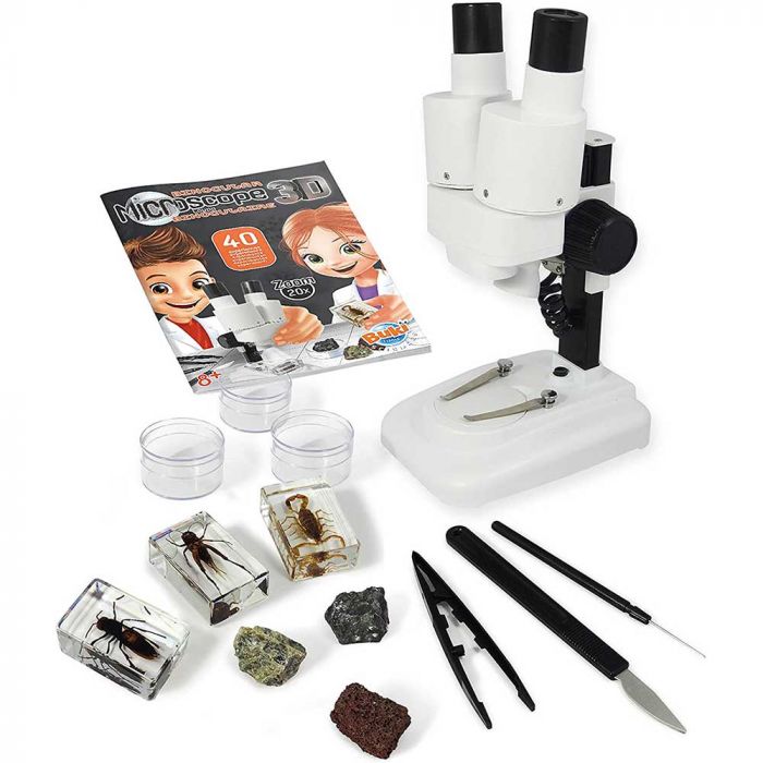 Microscopio Stereo 3D di Buki - un bel regalo per bambini