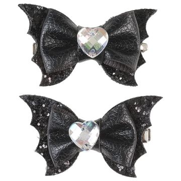idea regalo e pensierino halloween fermagli per capelli fiocco pipistrello souza bindi giochi