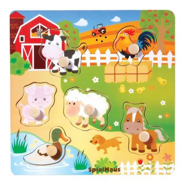 Puzzle Sonoro Animali della Fattoria