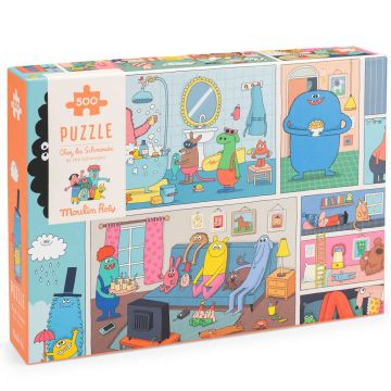 puzzle 500 pezzi a casa degli schmouks moulin roty bindi giochi
