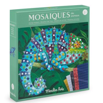 cofanetto mosaico animali tout autour du monde moulin roty bindi giochi