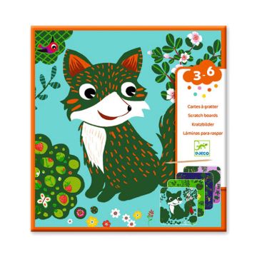 Djeco Carte da Grattare Animaletti