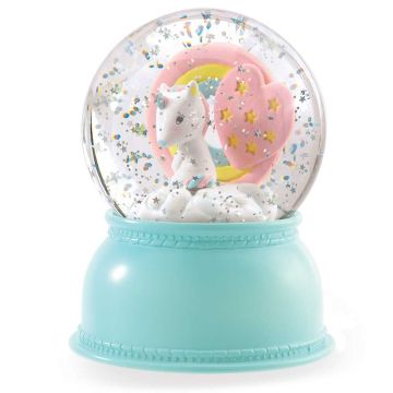 Lampada Palla di Neve Unicorno