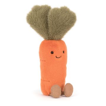 Jellycat Amuseable Carrot pupazzo arancione regalo originale collezione verdure - Bindi Giochi

