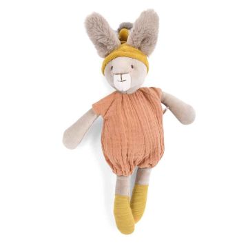 Piccolo Peluche Coniglio Argilla di Moulin Roty Piccolo Peluche Coniglio Argilla di Moulin Roty