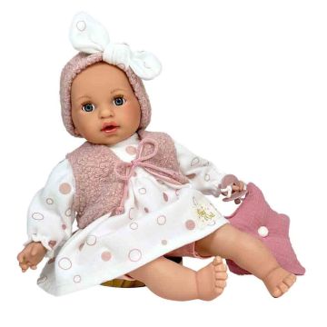 Bambola Alex Dreamer Star Giorno Nines d'Onil 40cm vestito cerchi rosa fascia fiocco gilet 3 anni - Bindi Giochi