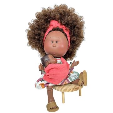 Bambola Mia Ricciola con Bebè