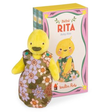 Pupazzo Anatra Rita Bebè di Moulin Roty