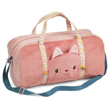 borsa da viaggio per bambini rosa gatto jeanne per il fine settimana - Bindi Giochi