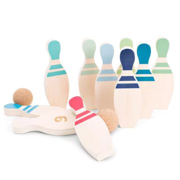 Bowling per Bambini in Legno di Bs Toys