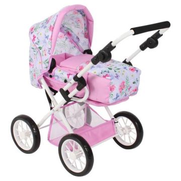 Carrozzina per Bambole Leni Flowers