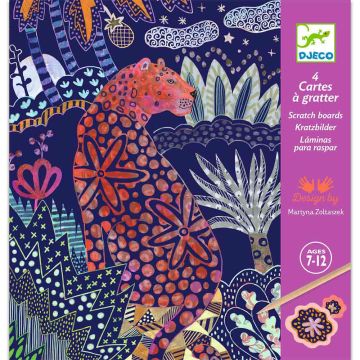 Djeco Carte da Grattare Natura Rigogliosa