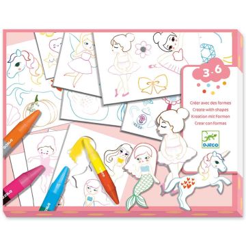 Colora e Incolla per Bambine