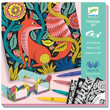 Colorare in 3D Foresta Magica