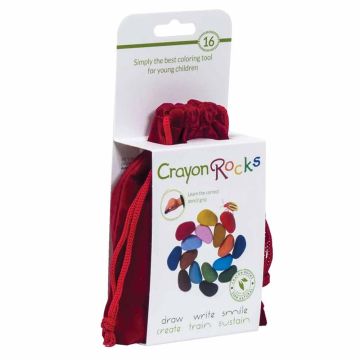 Pietre Colorate 16 pz Sacchetto Rosso