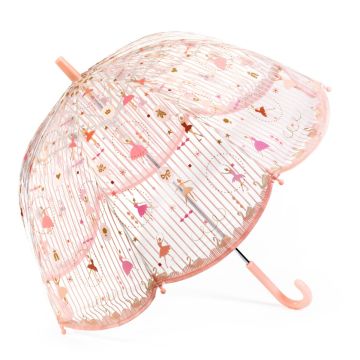 Ombrello trasparente Ballerine Djeco per bambini con disegni danza - Bindi Giochi Ombrello trasparente Ballerine Djeco per bambini con disegni danza - Bindi Giochi