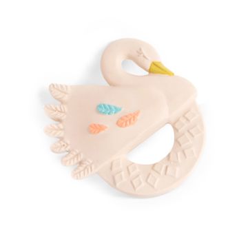 Anello dentizione Cigno Moulin Roty in gomma naturale per neonati - Bindi Giochi