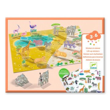 Adesivi da Alzare Gli Animali | DJeco - Bindi Giochi