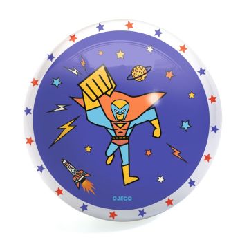 Pallone Supereroi Djeco 22 cm per bambini con illustrazioni vivaci - Bindi Giochi