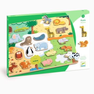 Puzzle Animali e Habitat di Djeco