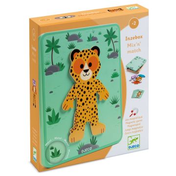 Gioco magnetico InZebox Ritratti Djeco scatola in metallo regalo 3 anni originale - Bindi Giochi