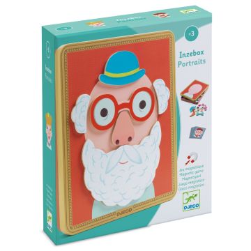 Gioco magnetico InZebox Animali Djeco scatola in metallo regalo 3 anni originale - Bindi Giochi