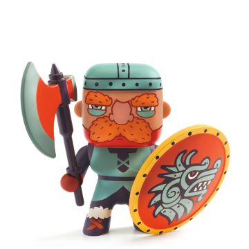 Personaggio Grognak Arty Toys Djeco con ascia e scudo - Bindi Giochi