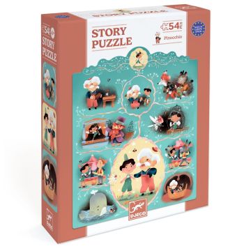Story Puzzle Pinocchio di Djeco Story Puzzle Pinocchio di Djeco