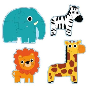 Puzzle 4 in 1 Savana