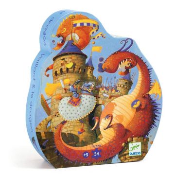 Djeco Puzzle Castello dei Draghi